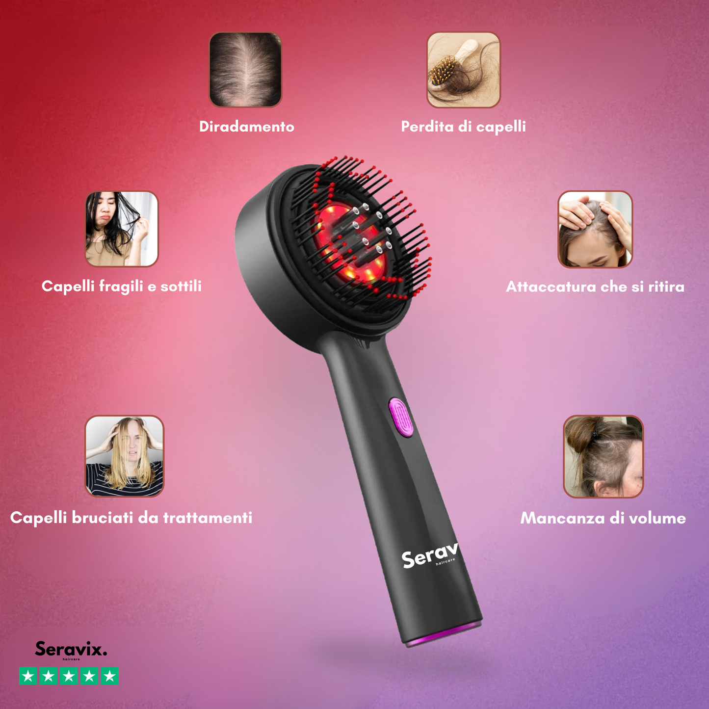 Seravix™ - Capelli più folti, forti e luminosi