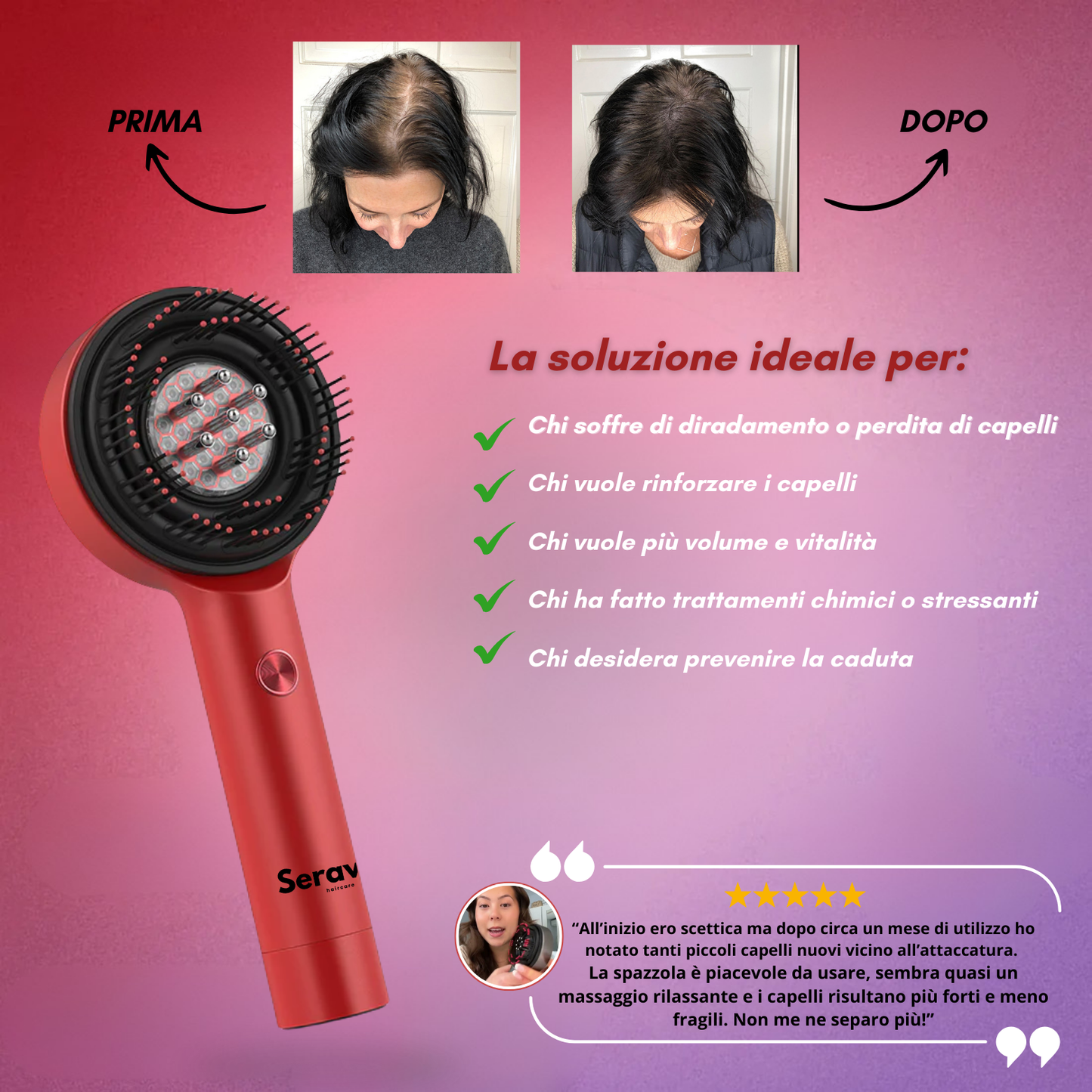 Seravix™ - Capelli più folti, forti e luminosi
